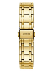Gold-Tone and Green Analog Watch