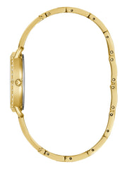Gold-Tone Crystal Analog Watch