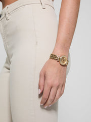 Gold-Tone Analog Watch