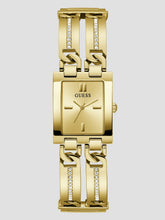 Gold-Tone Square Analog Watch
