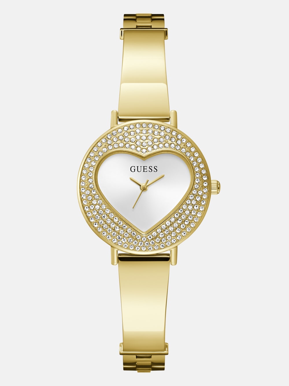Crystal Stainless Steel analogue watch 30 mm