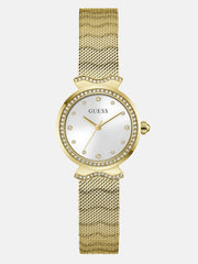 Gold-Tone Wavy Analog Watch