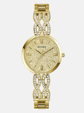 Gold-Tone Shimmer Analog Watch