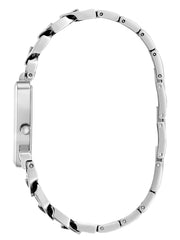 Silver-Tone Triangle Analog Watch