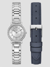 Silver-Tone Analog Watch Box Set