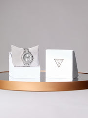 Silver-Tone Analog Watch