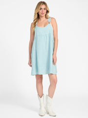 Gretel Overall Smock Mini Dress