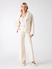 Margot Longline Faux-Fur Coat