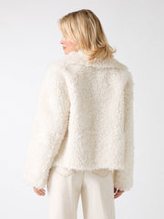 Margot Longline Faux-Fur Coat