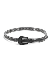 Dakota Rhinestone Skinny Belt
