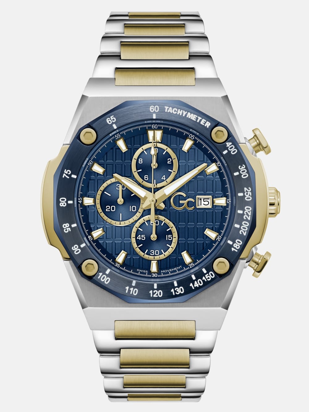 Gc Two-Tone Chronograph Watch