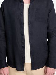 Eco Napa Linen-Blend Shirt