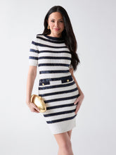 Marciano Striped Sequin Sweater Dress