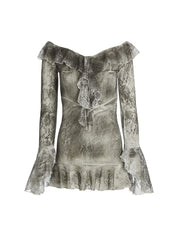 lace corset dress