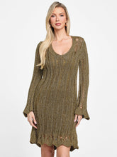 Lucky Crochet Flared Dress