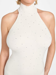Eco Minara Rhinestone Sweater Dress