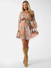 Paisley print dress