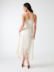 Brooke Crochet Floral Midi Dress