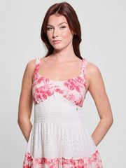 One Size Savina Linen Maxi Dress