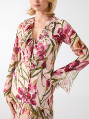 Iris Printed Maxi Dress