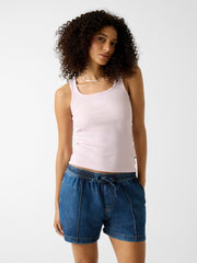 Embroidered star tank top