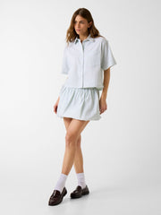 Checked boxy shirt