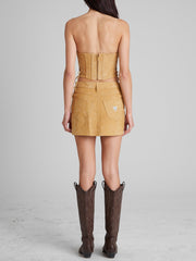 Lace-Up Bustier Top