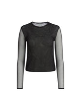 mesh long-sleeve tee