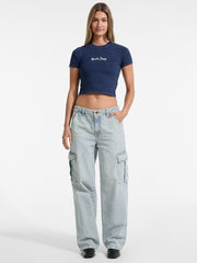 Indigo Logo Baby Tee