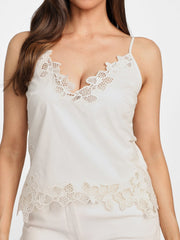 Brooke Crochet Floral Cami Top