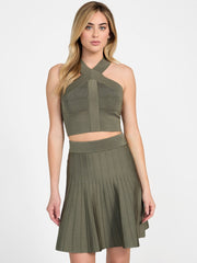Staci Halter Sweater Top