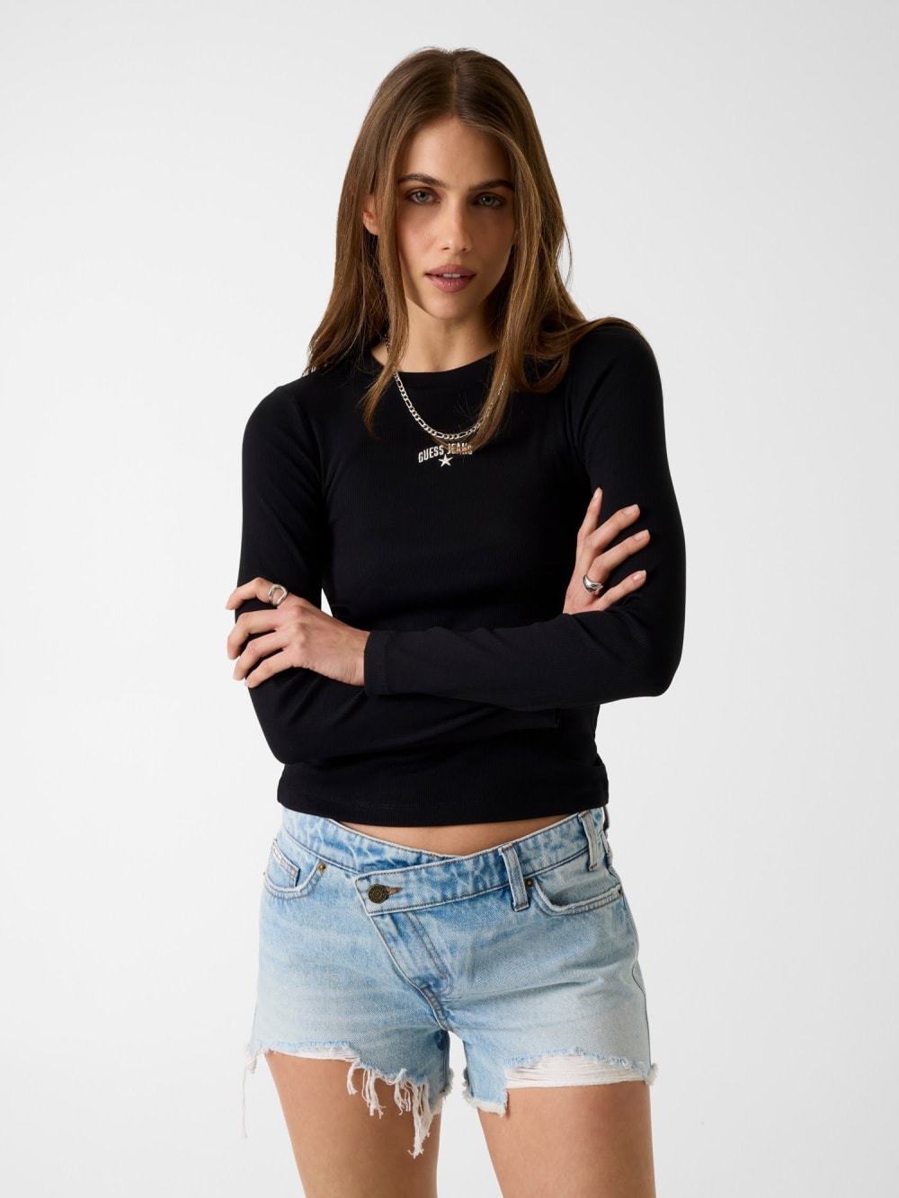 Embroidered star t-shirt