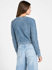Textured cardigan