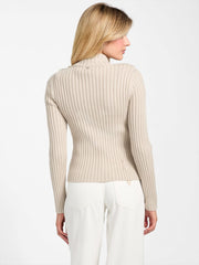 Eco Mila Faux-Fur Zipped Cardigan