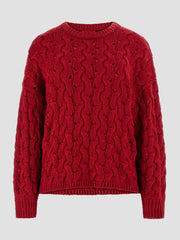 Tawnya Sequin Open-Knit Sweater