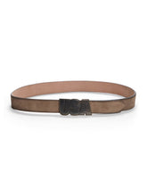 peeled suede belt