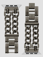 Dark Silver-Tone Chain 42-44 mm Band for Apple Watch®