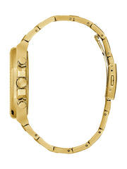 Gold-Tone and Green Multifunction Watch