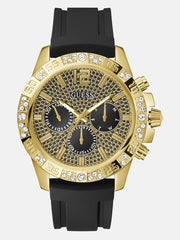 Black Silicon Multifunction Watch