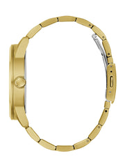Gold-Tone and Blue Multifunction Watch