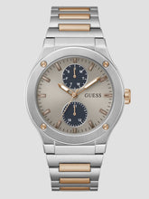 Silver and Rose Gold-Tone Multifunction Watch