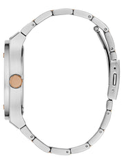 Silver and Rose Gold-Tone Multifunction Watch