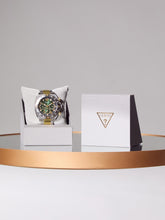 Two-Tone Green Multifunction Watch