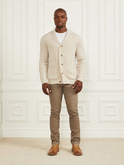 Wool-Blend Cardigan Sweater