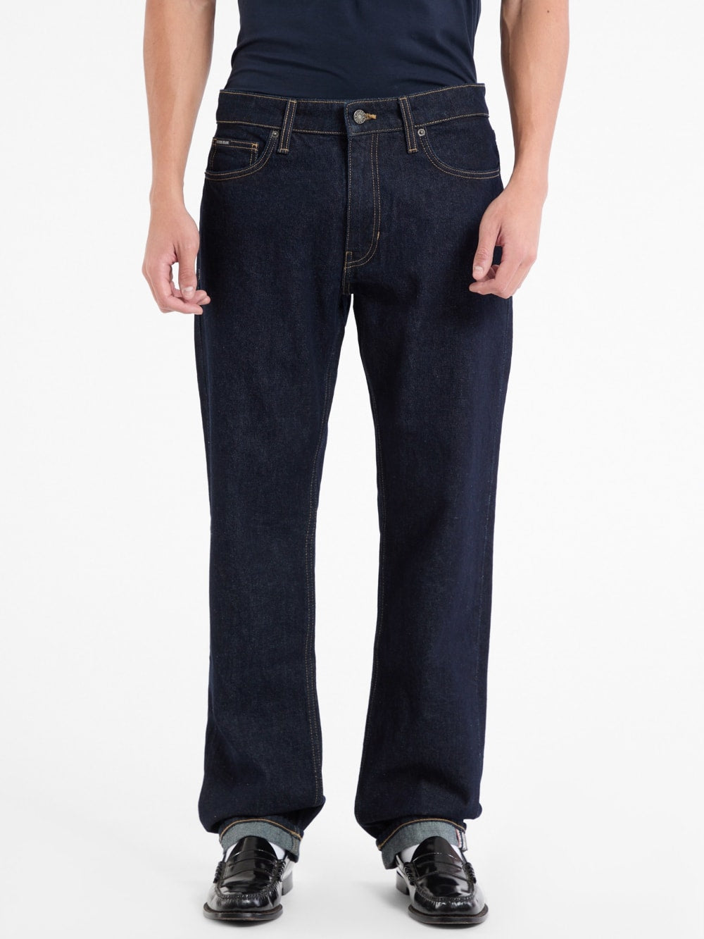 Selvedge Denim Straight Jeans