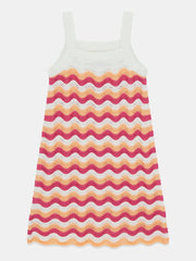 Crocheted mini dress