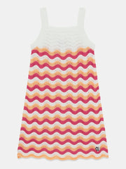 Crocheted mini dress