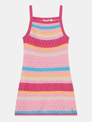 Crocheted mini dress