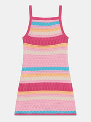 Crocheted mini dress
