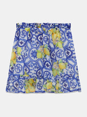 Chiffon flare skirt